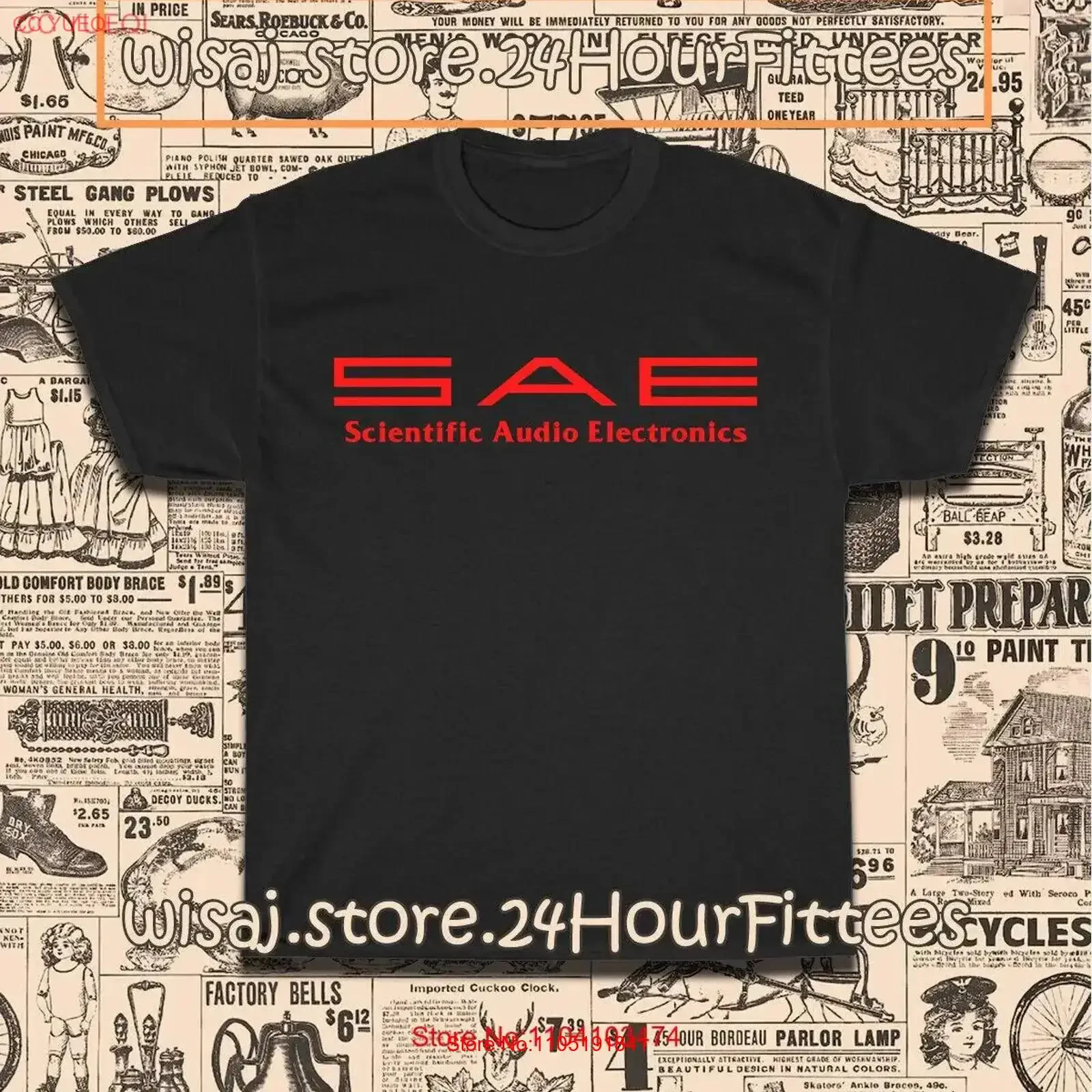 Novo sae ciência áudio eletrônica logotipo t camisa masculina tamanho americano vintage lavado streetwear roupas de grife unisex elegante