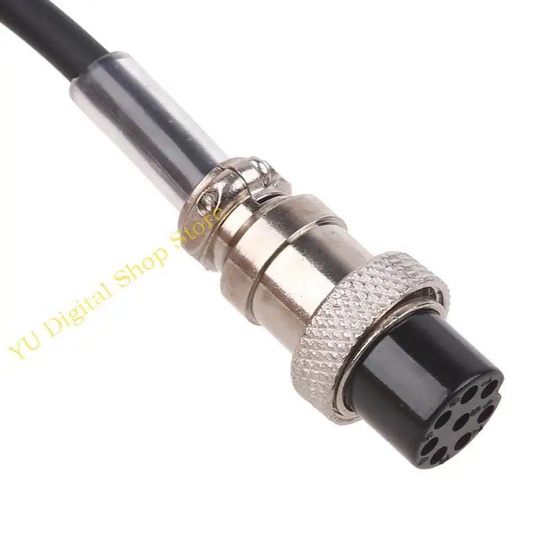 

96BA Speaker Mic WalkieTalkie Speaker Cable 8 Pin to RJ45 Mic Cable For Yaesu FT-847