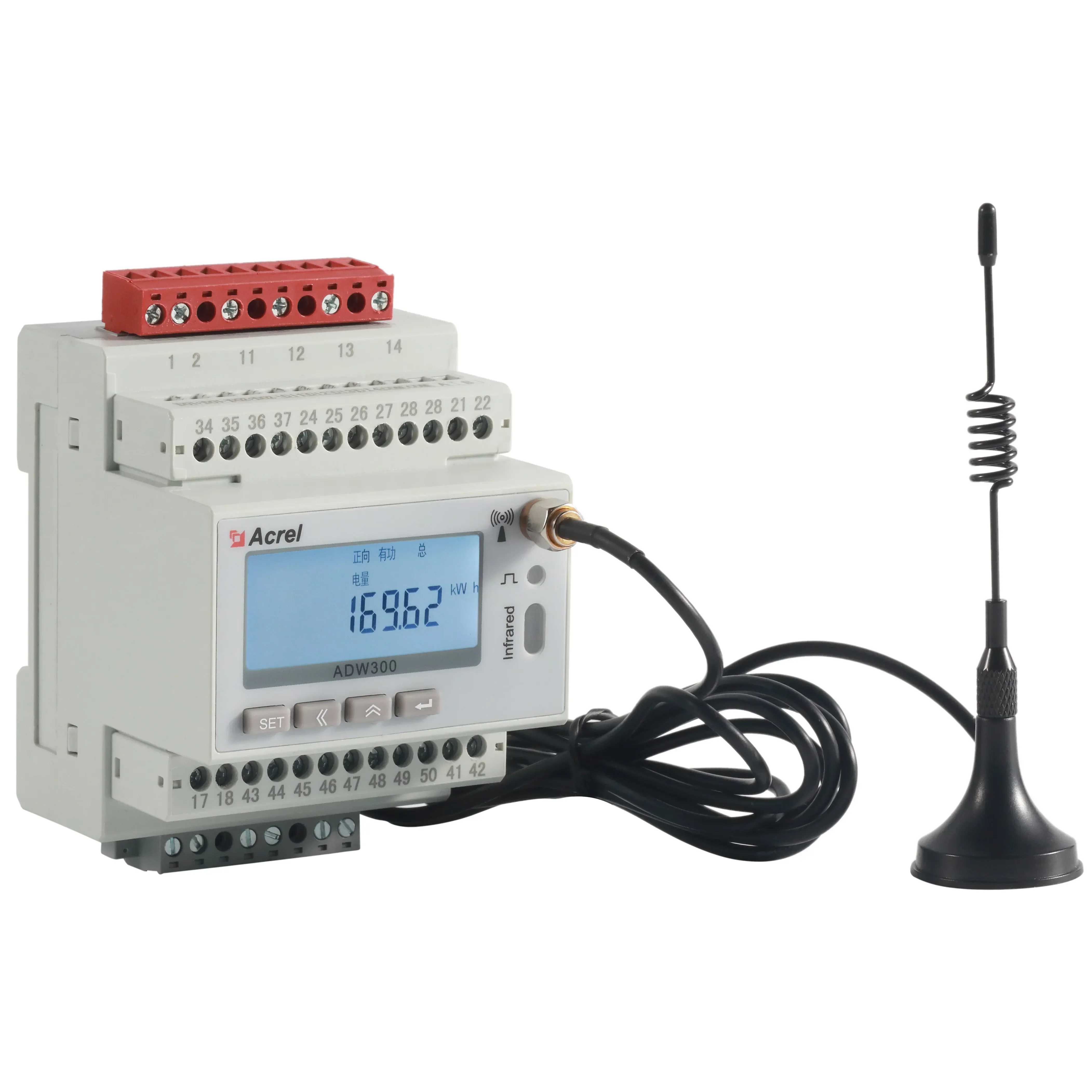 

ADW300 three phase 4g measurement meter with wifi for helping managers understand energy consumption in each area