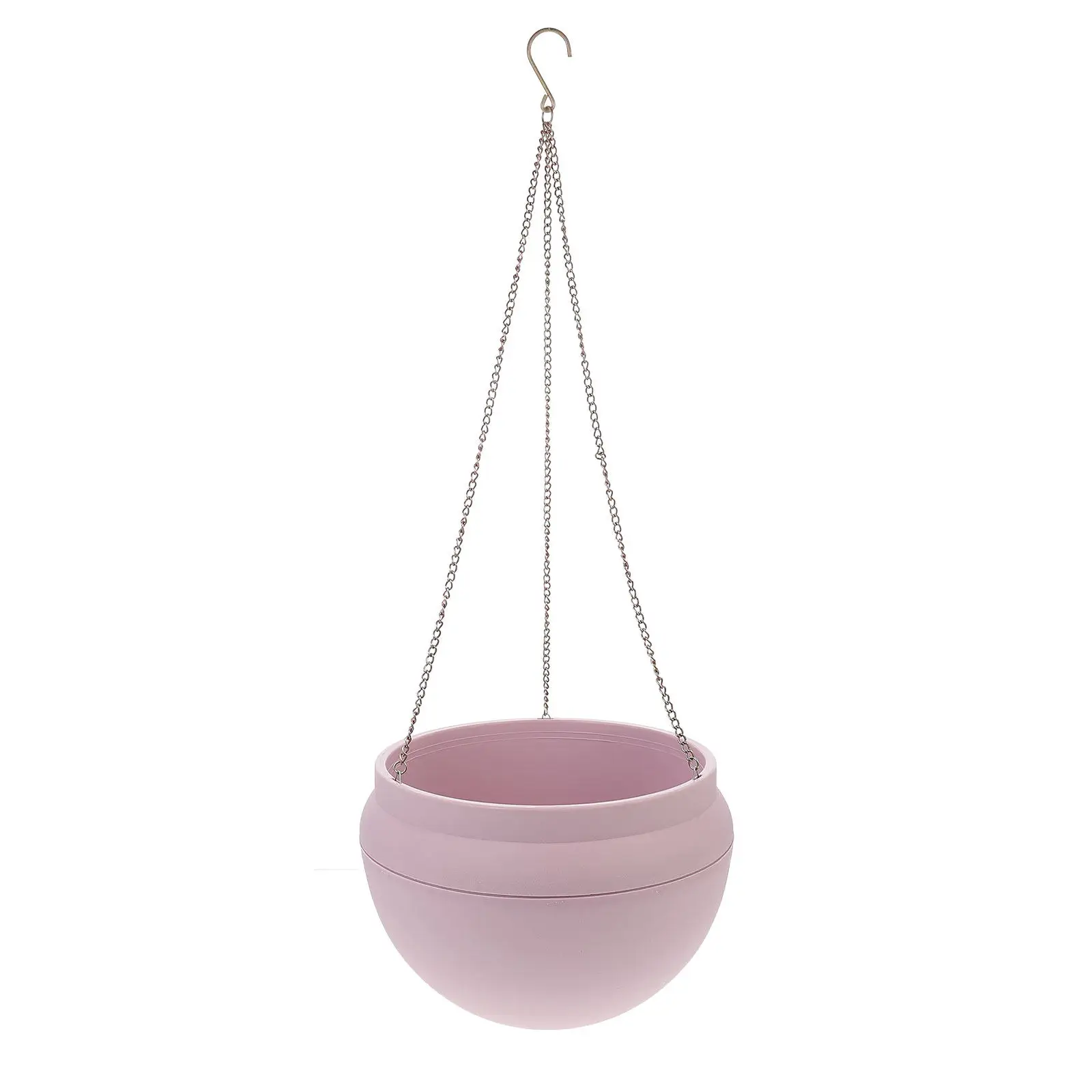 

1Pcs Hanging Succulent Flowerpot Plastic Planter Orchid Pot Size L Pink Suitable for Home Office Balcony Garden Hanging Basket