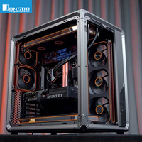 JONSBO X400 Sea View Room Desktop Chassis Esports Framework ATX Case Support back plug/360 water cooling/13 fan positions