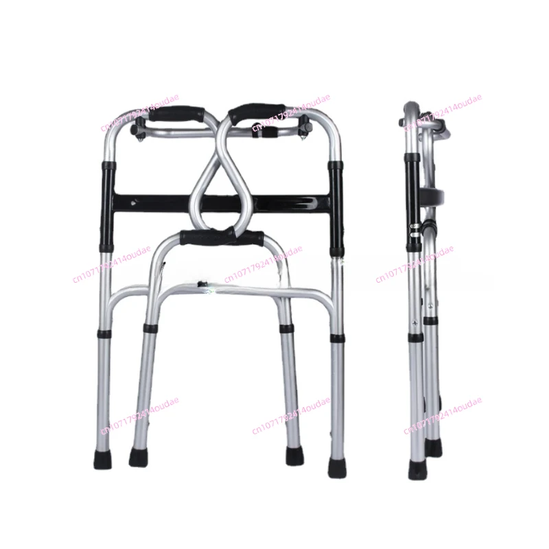 foldable portable aluminium adults seniors walking aids upright rollator walker with seat