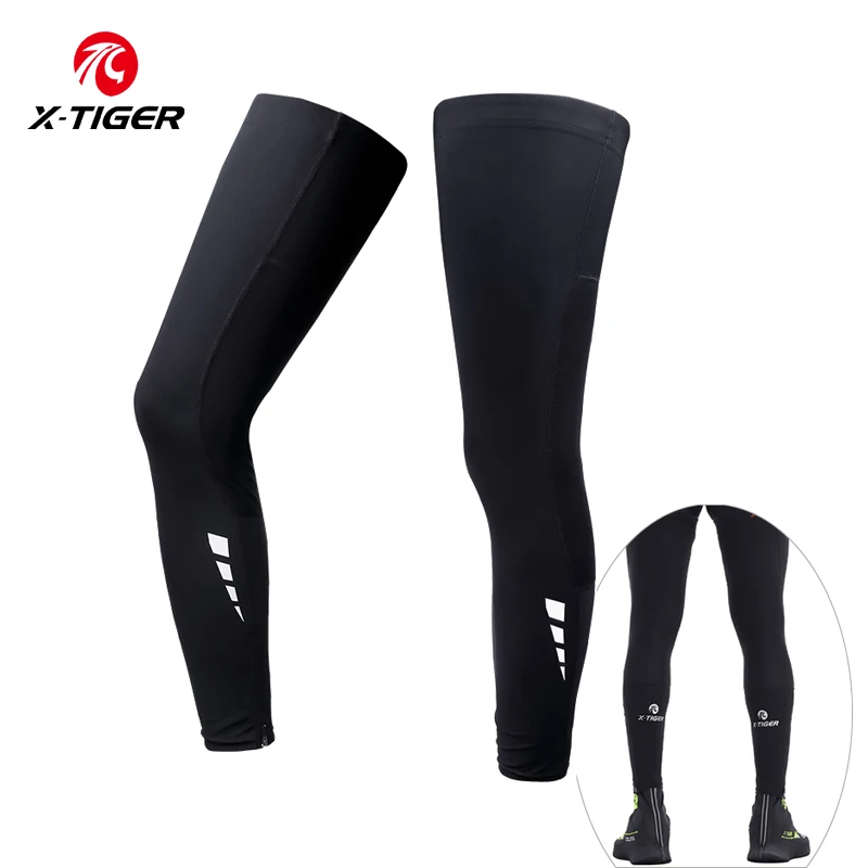 X-TIGER Cycling Leg Protection Sports Sun Anti-UV Bike Leg Sleeves Ice Fabric Bicycle Leg Sleeve Run Fitness Cycling Legwarmers