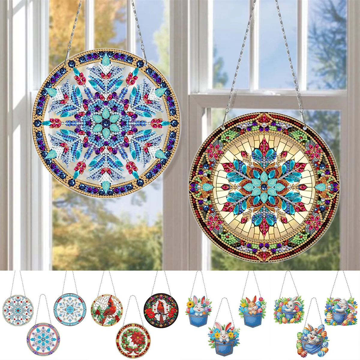 

2024 DIY мозаика, подвеска в виде снежинки, алмазная живопись, вышивка крестиком, вышивка, вышивка, бриллиантовое кольцо, художественный набор, украшение для дома, подарок