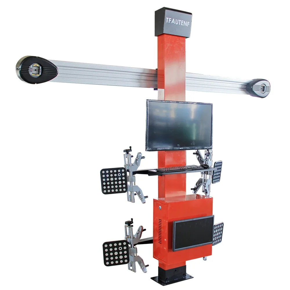 TFAUTENF Автомобильный станок для выравнивания колес / 3d Car 4-система выравнивания колес / двухэкранное оборудование для выравнивания колес TFAUTENF Автомобильный станок для выравнивания колес / 3d Car 4-система выравнивания колес / двухэкранное оборудование для выравнивания колес