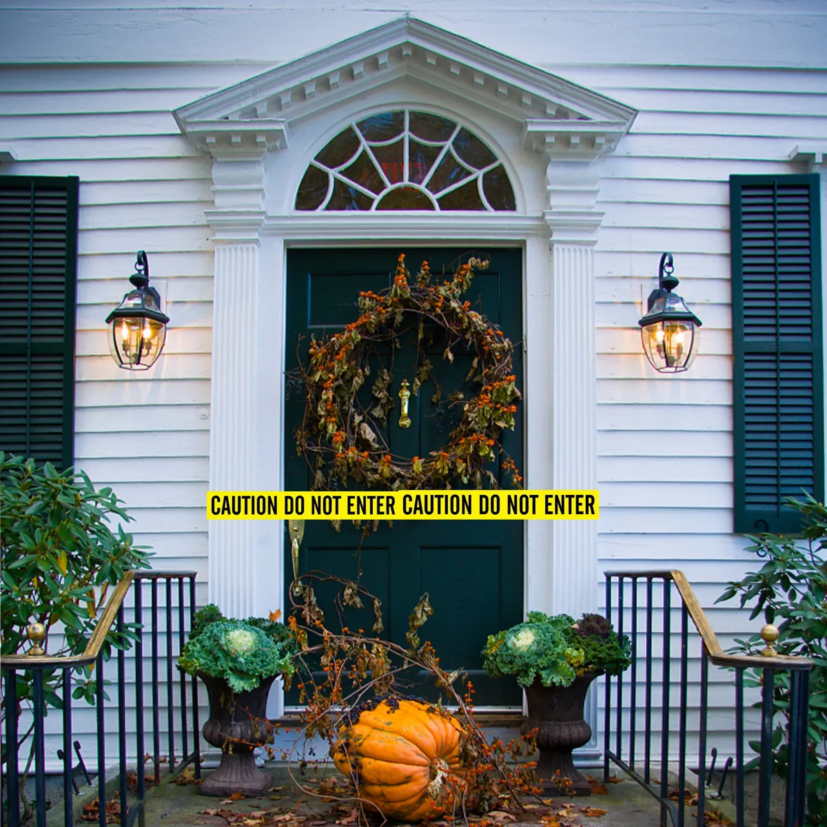 

1Pcs Halloween Caution Tape Pe Material Horror Party Decoration Cordon Tape for Haunted Bar Ktv Photography Decoration