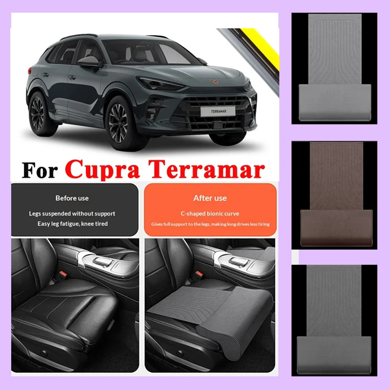 

For Cupra Terramar 2024-2026 Car Seat Leg Support Extension Mat support pad Seat extension leg pad