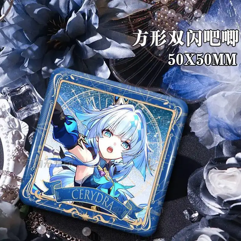 

Anime GAME Honkai: Star Rail Cerydra Hysilens Anime Cospaly Brooch Enamel Badge Schoolbag Decoration Pin Mascot Student Hallowee
