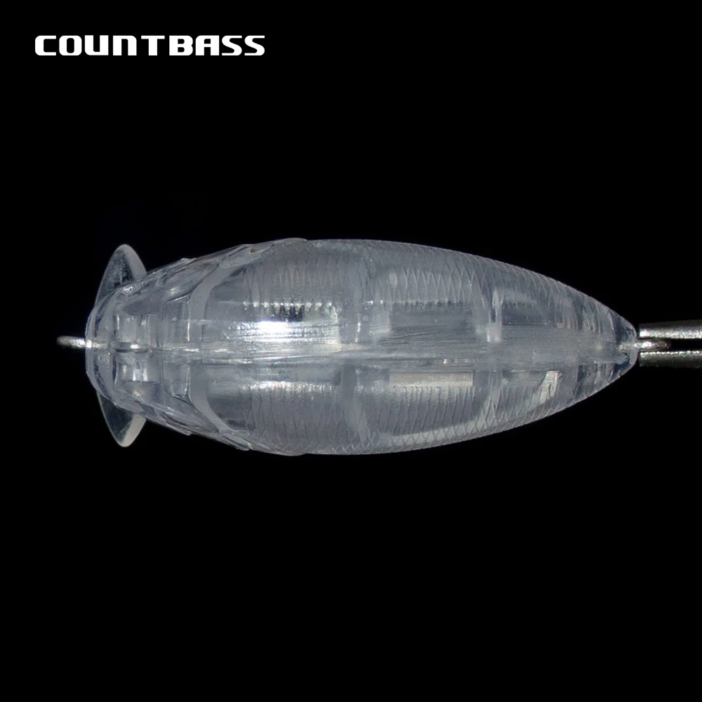 Countbass 10Pcs Magnet System Blank Hard Lures 50mm/2\