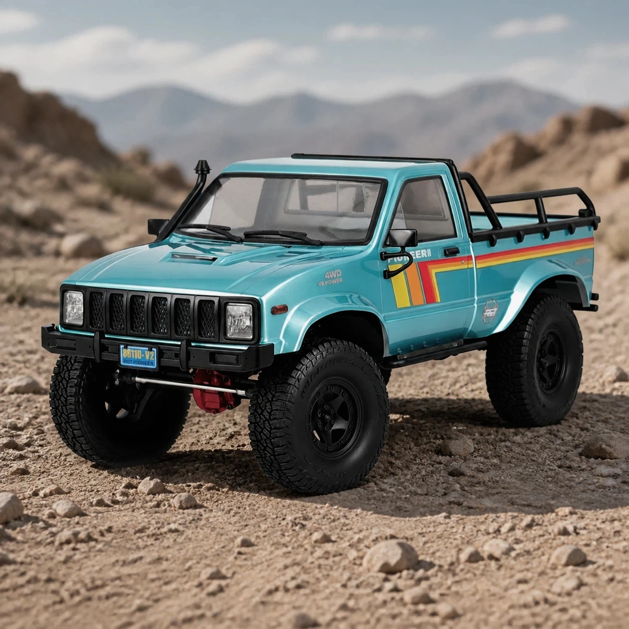 Rgt 1 10 Ex86110 Pro Remote Control Electric Pickup Truck Off Road Crawler Vehicle For Desert Outdoor Adventure Gift For Adualt
