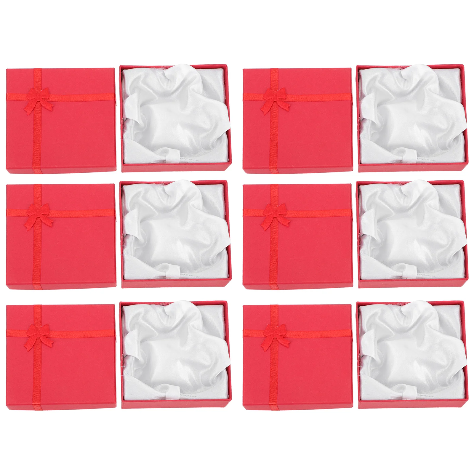 

6 Pcs Storage Bins Lids Vintage Gift Jewelry Case Travel Exquisite Bracelet Box Decorative Box Space Saving Compact Size