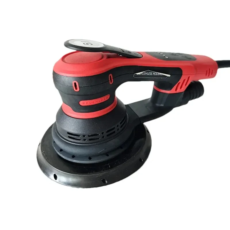 Electric Eccentric Sander Diameter 150mm Brushless Adjustable Speed Eccentric Distance 5mm Sandpaper Grinder