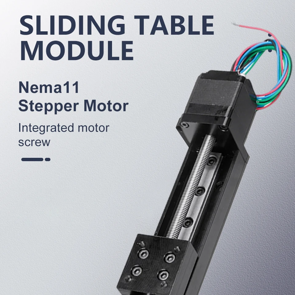 XY XZ Axis Linear Guide Rail 50-300mm Stroke for CNC 3D Printer