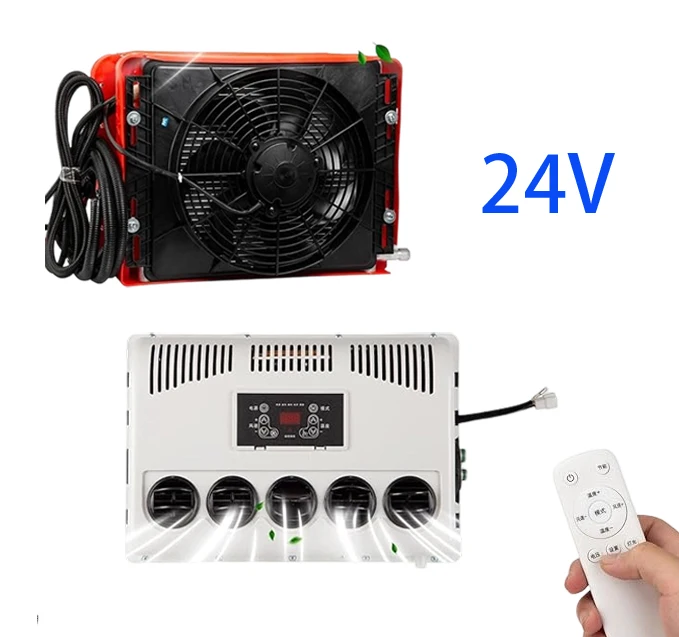 

TELCOOL 24V DC Split Type Truck & RV Air Conditioner Replacement for Campers, Trailers, Excavators, Vans & Agricultural Vehicles