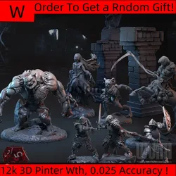 Miniature Resin Model Undead Banshee, Headless Knight Revitalized Corpse, Vampire, Zombie Knight Meat Puppet Dnd Model Unpainted