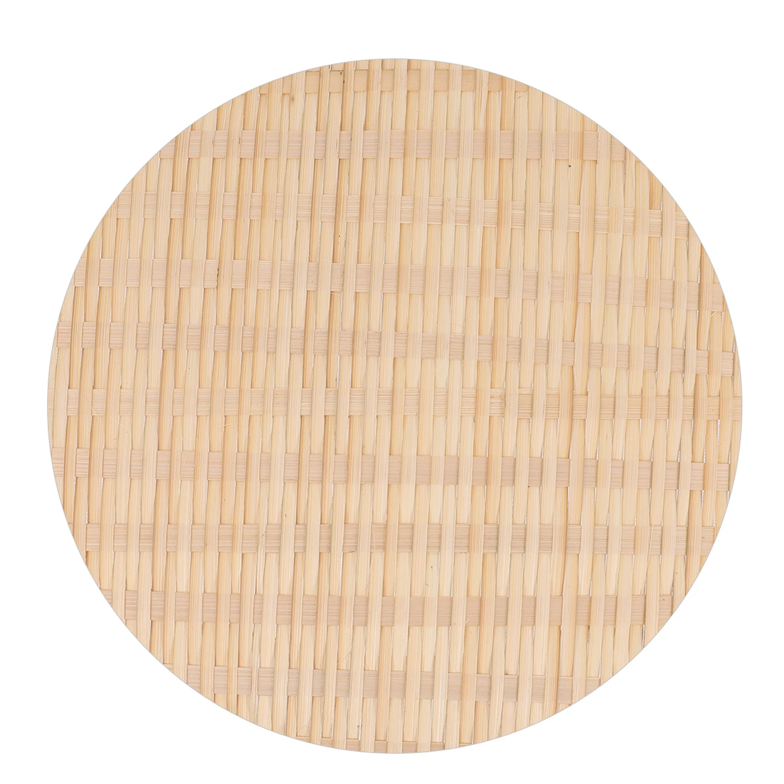 

2pcs Woven Multi-Purpose Storage For Home Rustic Style Food Household Bamboo Basket Woven Bamboo Container Kitchen