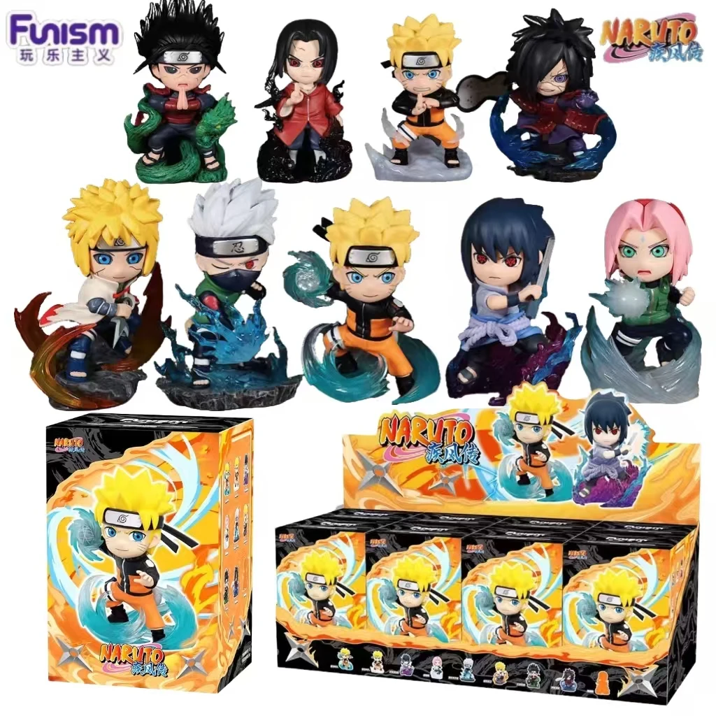 FUNISM NARUTO SHIPPUDEN Chronicles Great Ninja War Series Blind Box Vol.1 Figur Niedliches Geschenk für Fans Geburtstagsparty-Serie