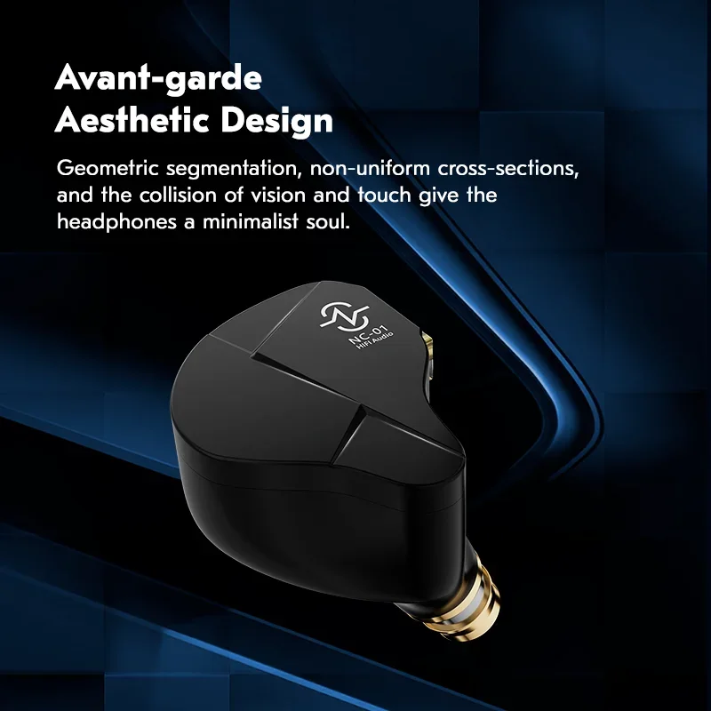 CCZ NC01 Gospel Avant-garde تصميم جمالي معالجة بالأشعة فوق البنفسجية PC تجويف 5-Class قابس معدني مطلي واحد DD HiFi سماعة أذن داخل الأذن