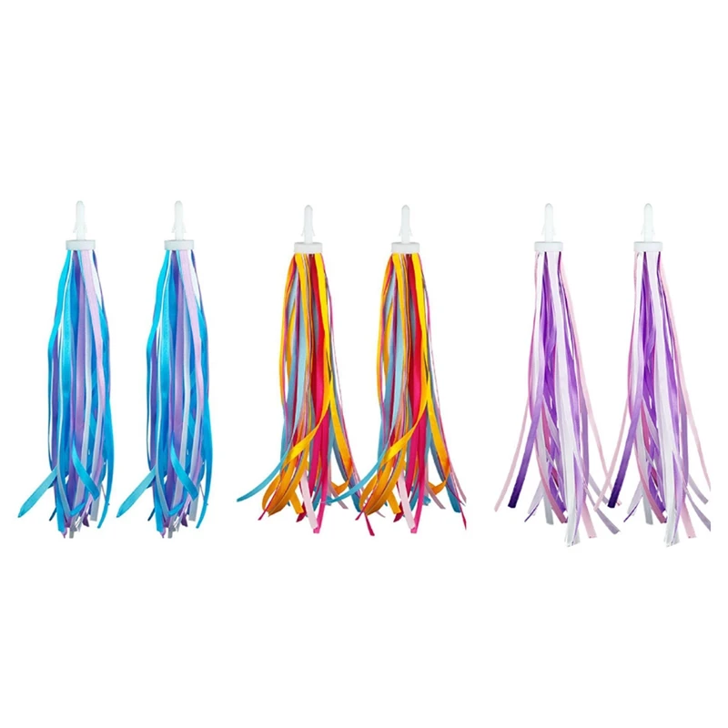 

Цветные велосипедные ленты с кисточками модные велосипедные ручки растяжки забавные велосипедные украшения для детей