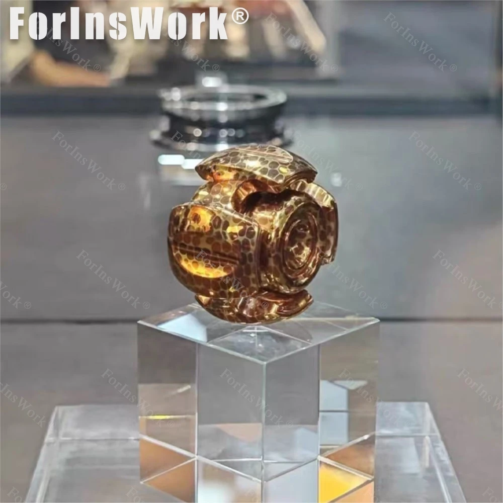 SHANGHAI EDC SHOW LAUTIE Dragon échelle cuivre damas NOIZ Fidget Spinner doigt décompression jouets pour adultes Collection