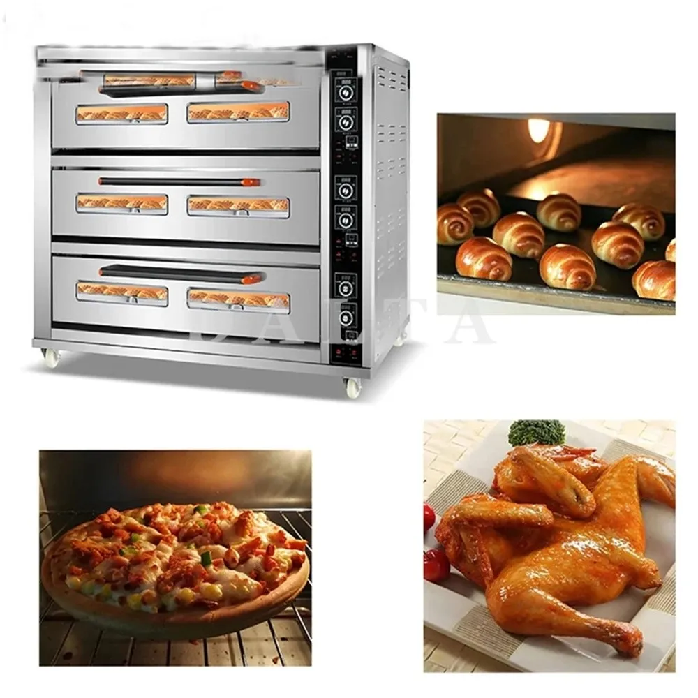 Commercial Oven Gas Bakery Industrial For Bakery Baking Oven For Bread And Cake Bakery Equipment Pizza Machine