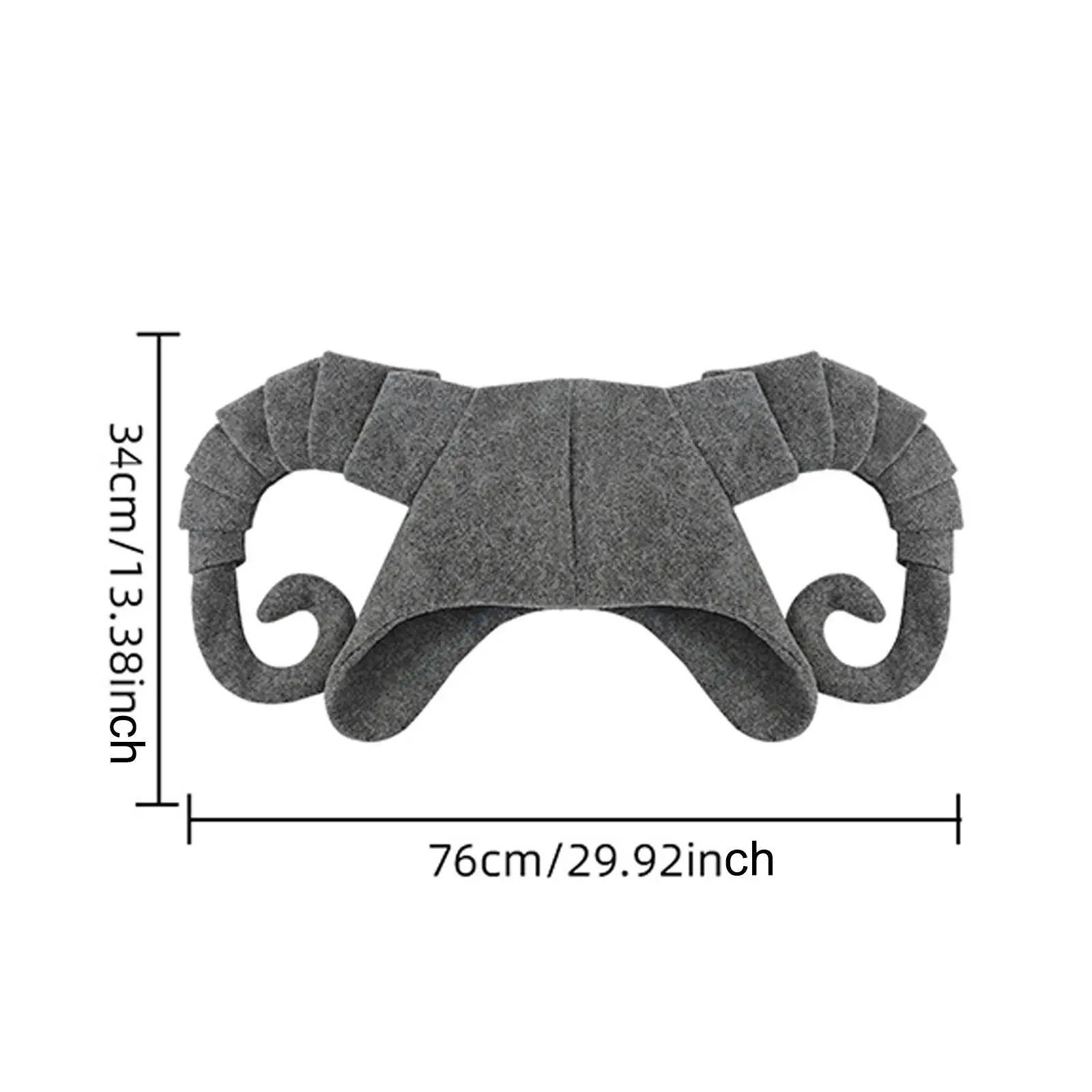 Hörner Hut Zubehör Kostüm Vielseitiges Kostüm Weich Bequem Cosplay Männer und Frauen Tier Hut Halloween Hut