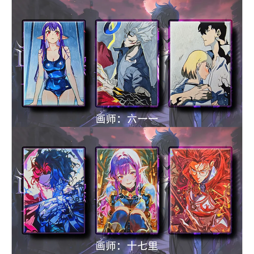 2025 plus récent Forest Studio Solo nivellement vague 2 cartes dessinées à la main 1 étui Booster boîte Anime carte de jeu