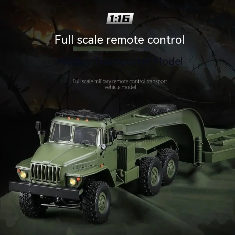 WPL  1/16 Same scale Rc vehicle B36 / B36-3 Military remote control transport vehicle model ultra-long track monster truck