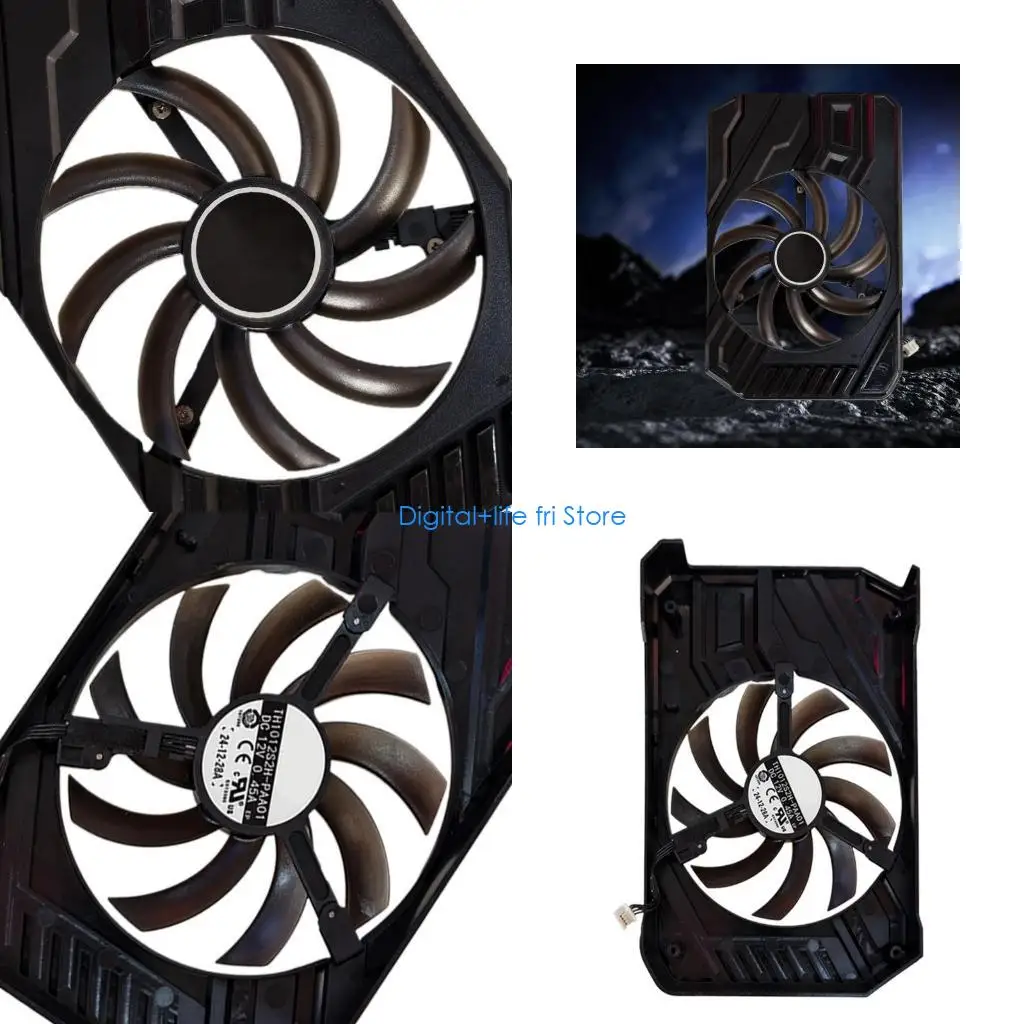 E06D GA91S2U Graphics Card Cooling VGA Fan 4Pin 12V Coolers Fan for Gainward GTX1660 1660S 1660TI
