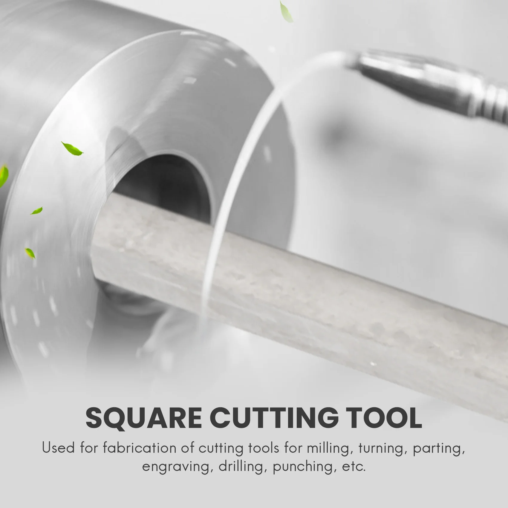 

JHD 4 шт. токарный станок с ЧПУ HSS квадратный режущий инструмент, биты 8 мм х 8 мм х 200 мм серый