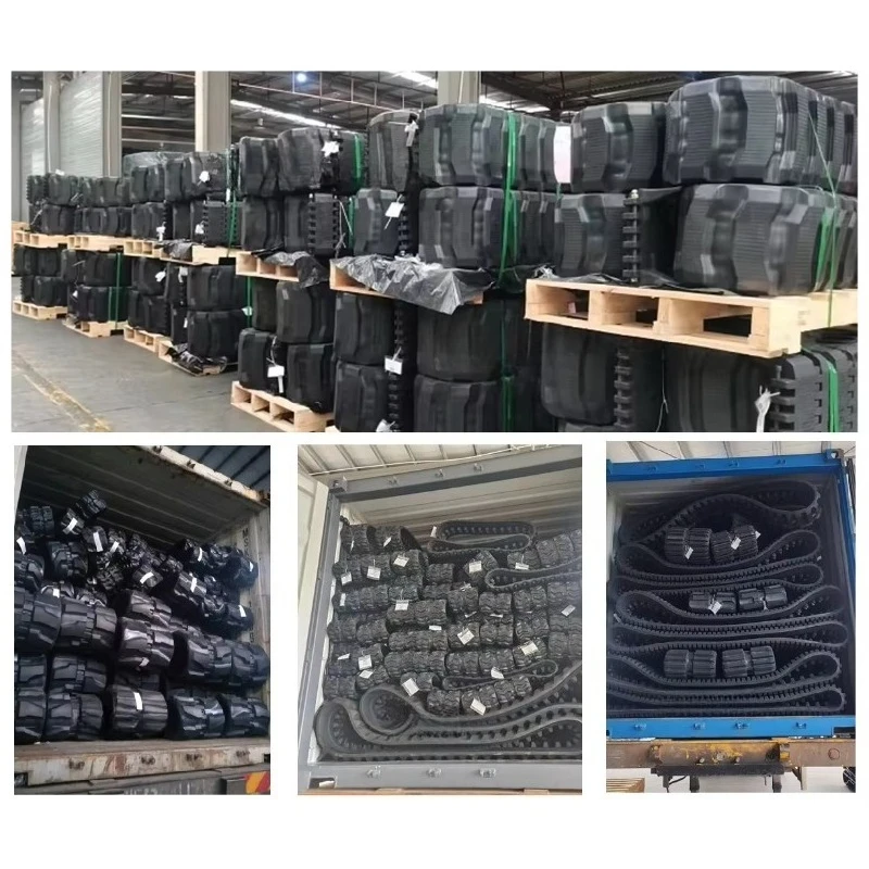 Cingoli in gomma OTT 340x152.4 (10x6) per pneumatici da 12-16.5, ad alta flottazione, larghi, antiscivolo, per impieghi gravosi, facili da installare