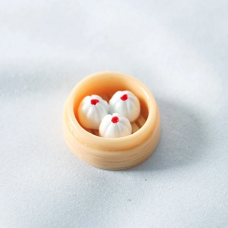 5pcs 1:12 Scale Miniature Dollhouse Chinese Dim Sum Food for Decor Toys[S15][S15]