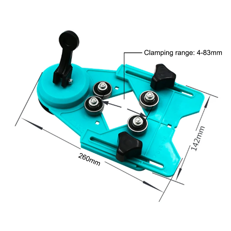 Adjustable Drill Bit Locator Ceramic Tile Glass Hole Drills Guide Openings With Vacuum Cutter Construction Tools