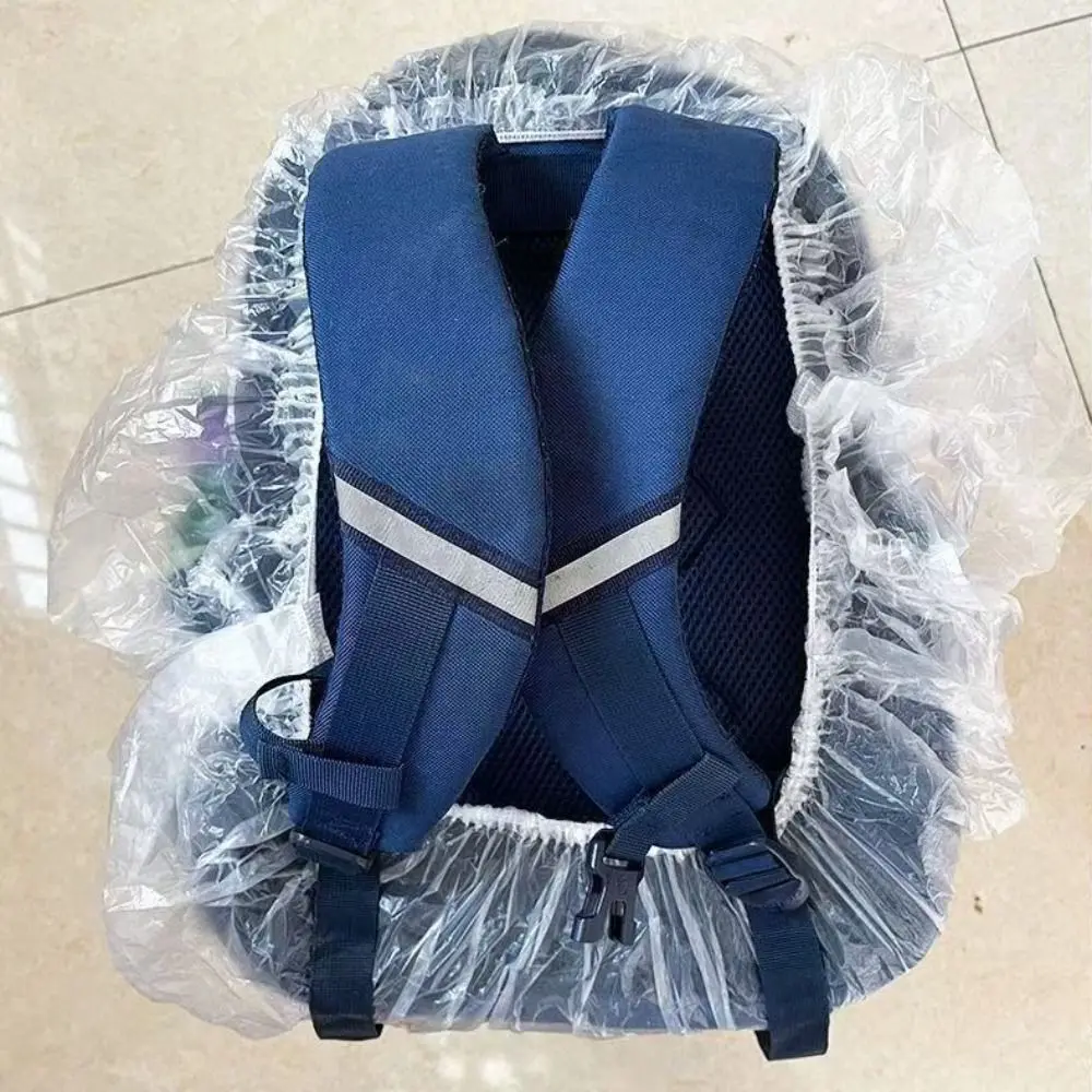 30Pcs Disposable Backpack Rain Cover Foldable Dust-proof Waterproof Backpack Cover Compact Lightweight