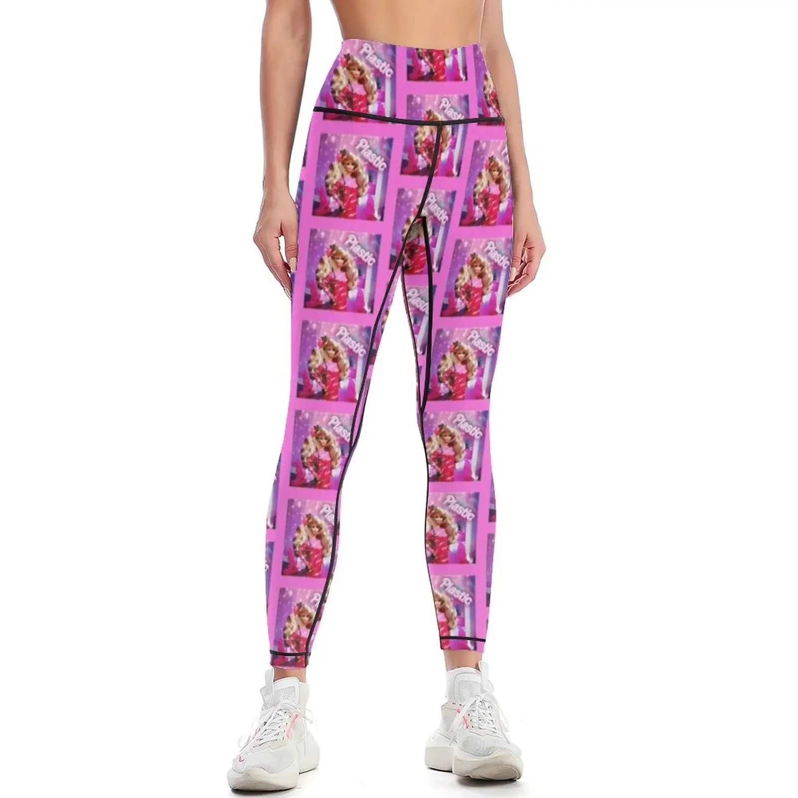 

Plastic Barbe (Pink) Leggings sport set legings for fitness sportswear woman gym 2025 push up fitness Womens Leggings
