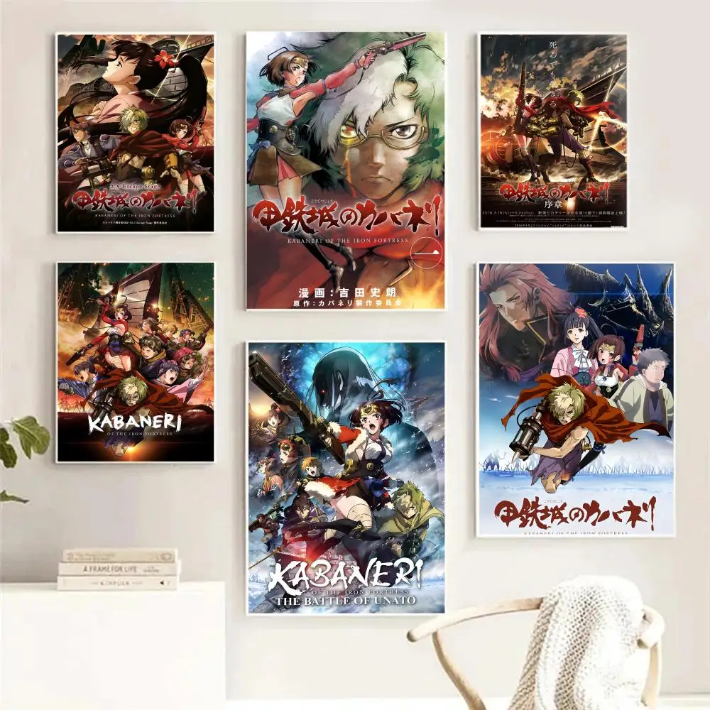 K-KABANERI من القلعة الحديدية اللوحة الخط HD حائط لوح رسم ديكور فني للمنزل مكتب غرفة المعيشة غرفة نوم هدية