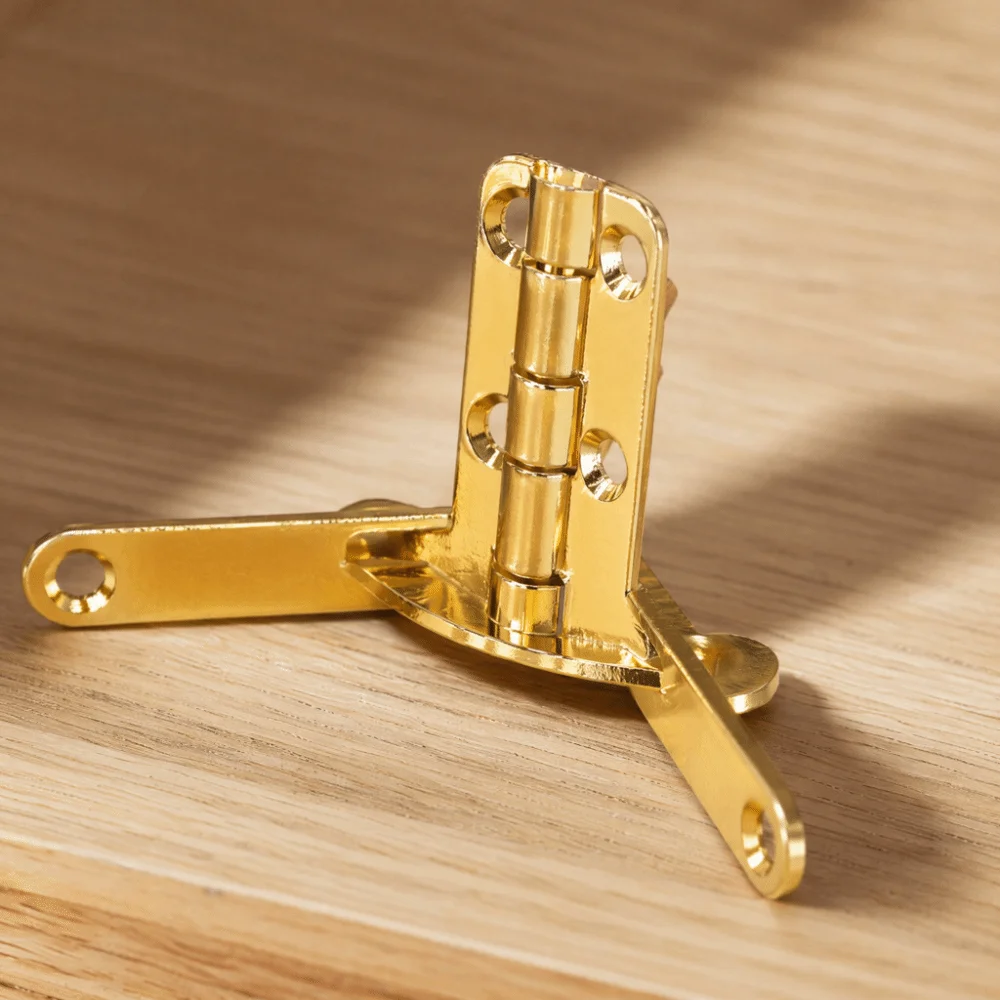 20pcs Antique 90 Degree Case Hinge Folding Support Mini Box Hinge Lid Hinge Watch Box
