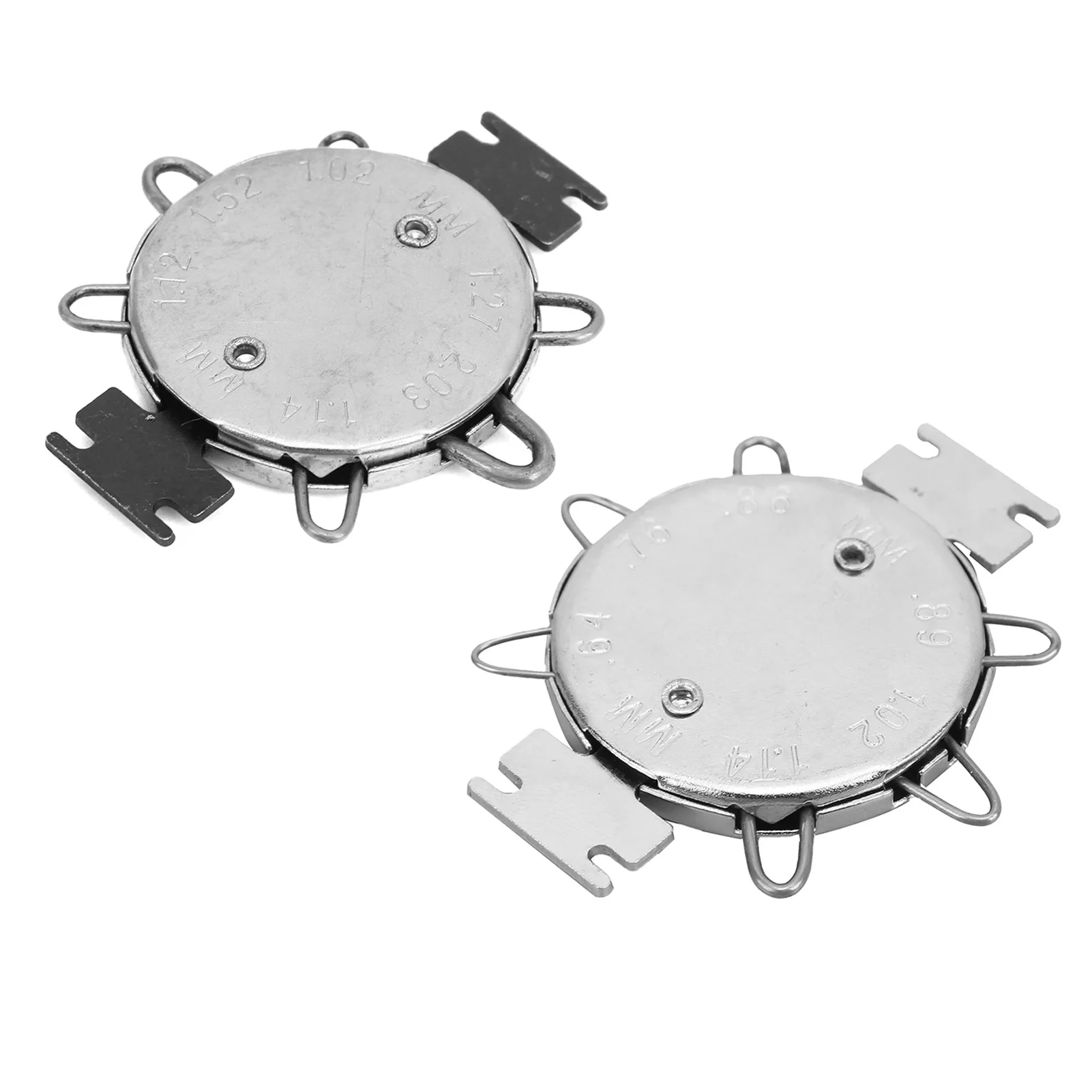 Outil de réglage de bougie d'allumage, antirouille, 0.64 à 1.14mm, haute ténacité, Anti 6 fils, jauge d'espacement de bougie d'allumage chromée pour la mesure