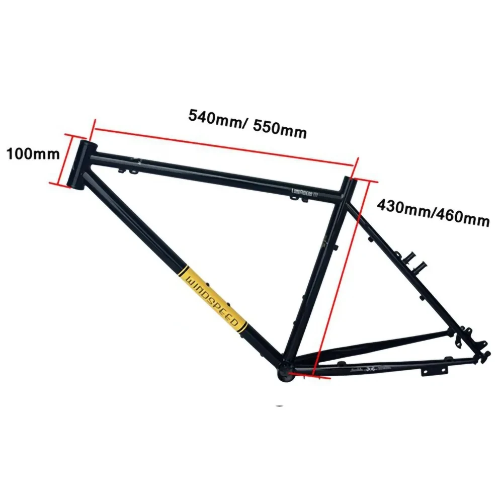 26ER NEW!! WINDSPEED LongRiders 3 Frame with Fork CR-MO Steels Travel Cycling Bicycle Parts Disc/V Brake Touring Bikes