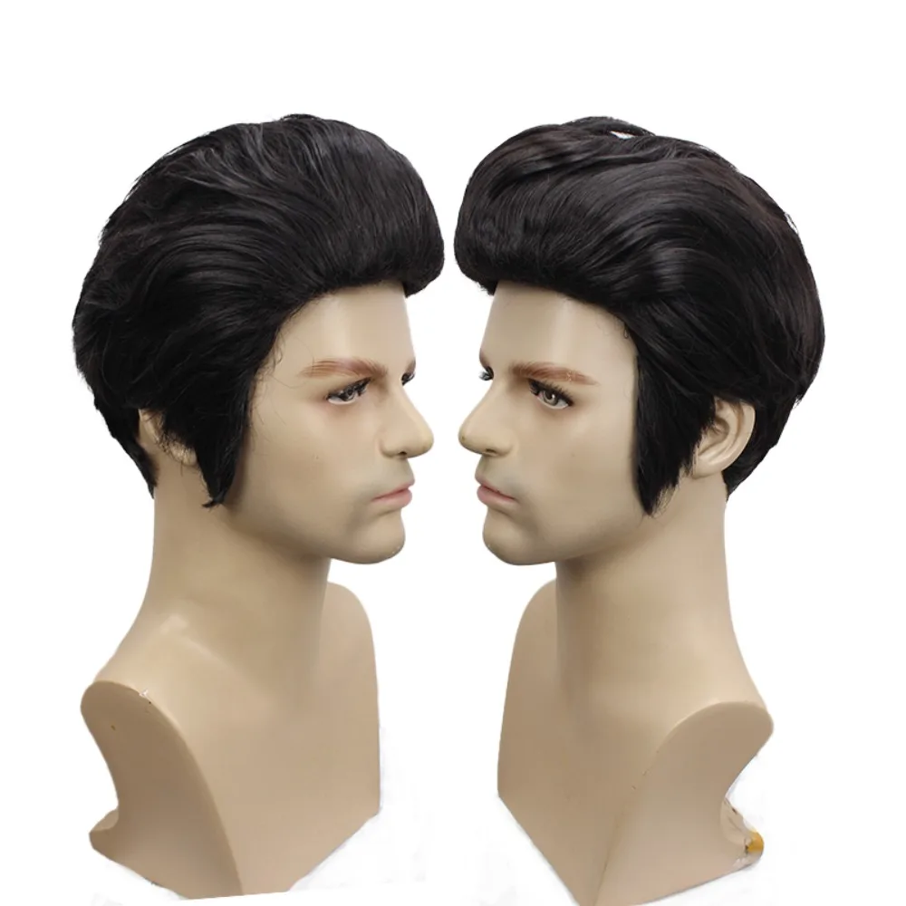 

Mitsui Yohei Slam Dunk Cosplay Wig Elvis Presley Black Hair
