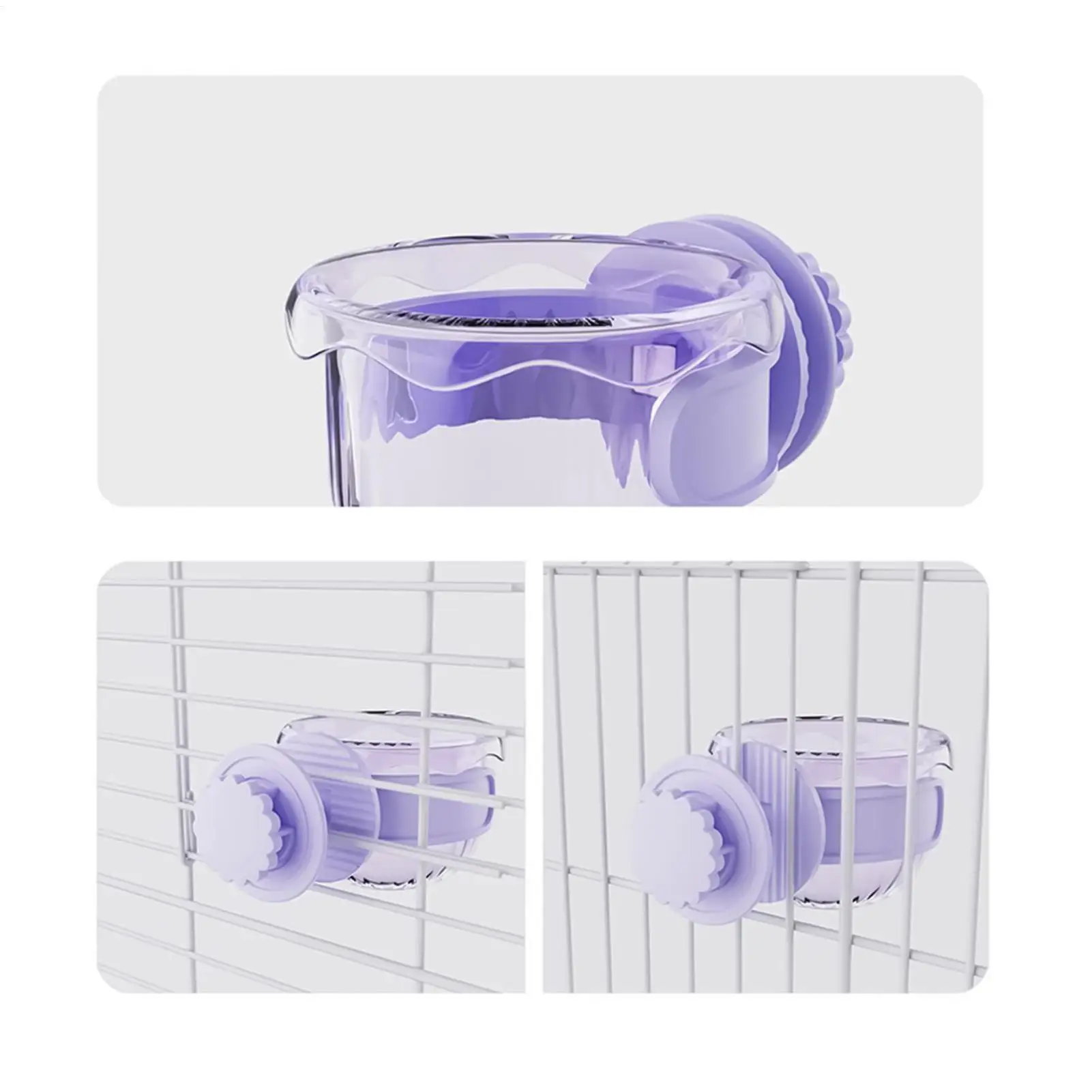Portable Anti-Spill Bird Feeder Cage Dish for Parakeet Parrot Macaw Cockatiel Outdoor Aviary Garden Travel Carrier Supplies