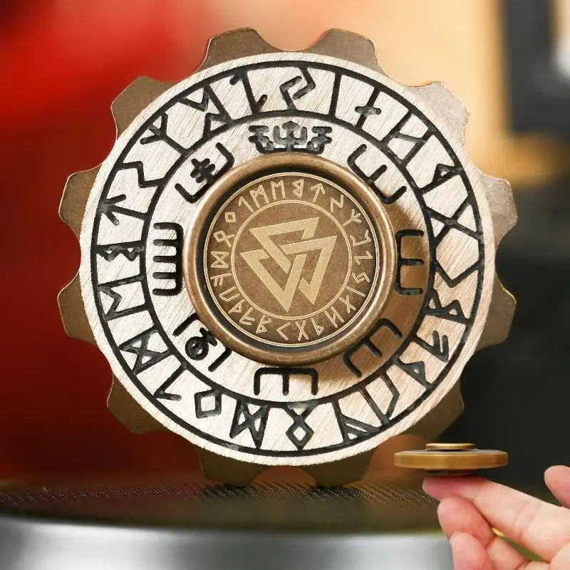 

EDC Metal Fingertip Gyroscope Rotating Finger Adult Stress Relieving Gyroscope Bagua Stress Relieving Toy Festival Gift