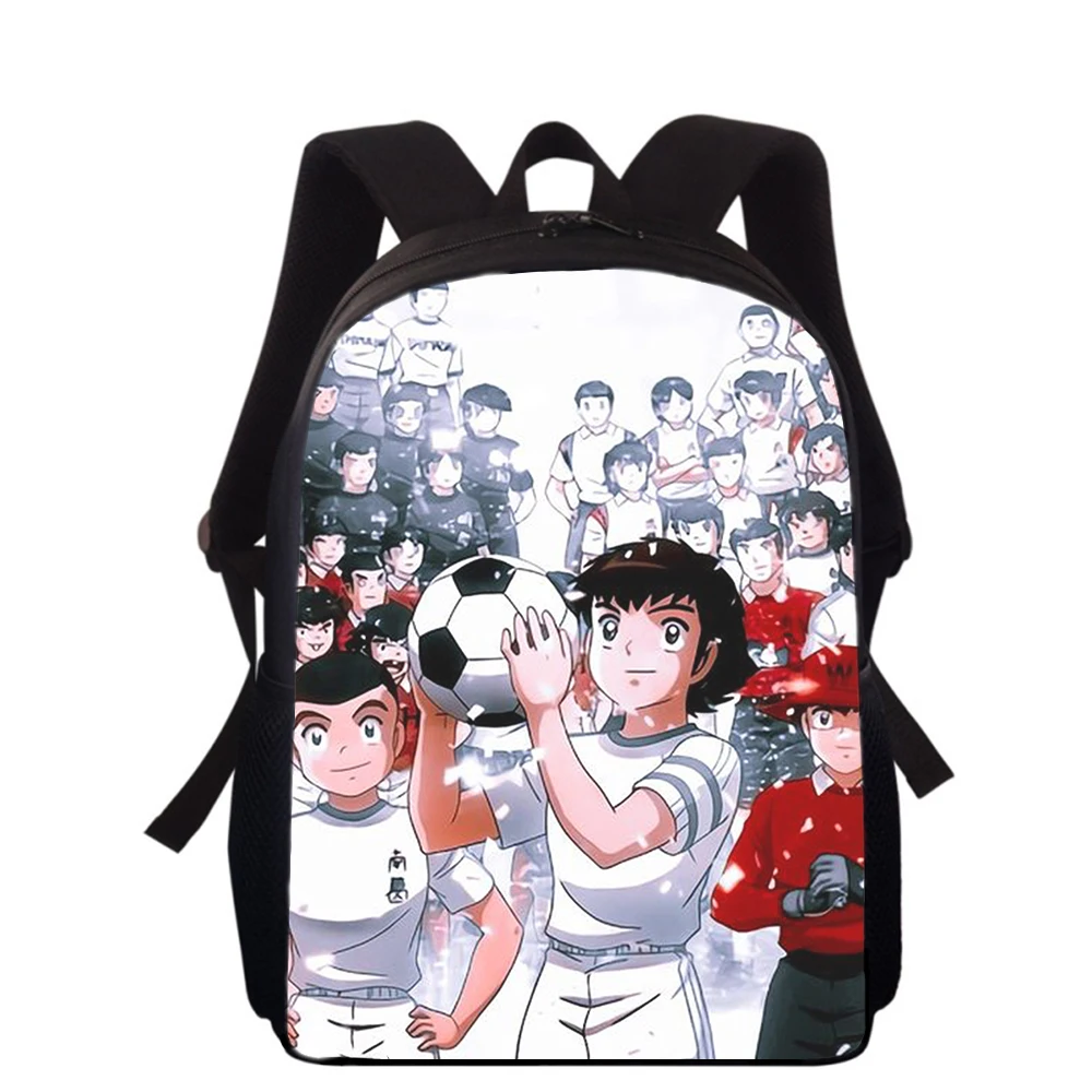 anime Captain Tsubasa 15” 3D Print Kids Backpack Primary School Bags for Boys Girls Back Pack Students School Book Bags