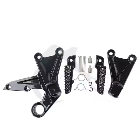 Rider Front Driver Footrests Foot Pegs Bracket Fit For Honda CBR1000RR 2008-2016 2017-2024