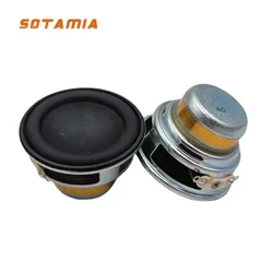 SOTAMIA 2Pcs 1.75 Inch Full Range Audio Speaker 45mm 4 Ohm 10W Altavoz Neodymium Loudspeaker Sound Home Theater for JBL Speakers