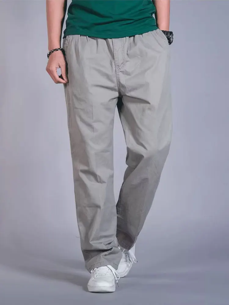 Summer outdoor hiking pants men's thin waterproof quick drying soft shell workwear overalls oversized pants