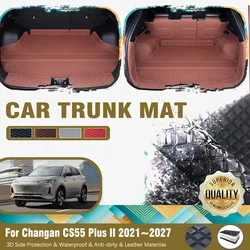 Kofferbak Matten Voor Changan CS55 Plus II Nevo Q05 UNI-S 2021-2027 Anti-vuile Cover Opslag Pad Cargo liner Tapijten Auto Accessoires