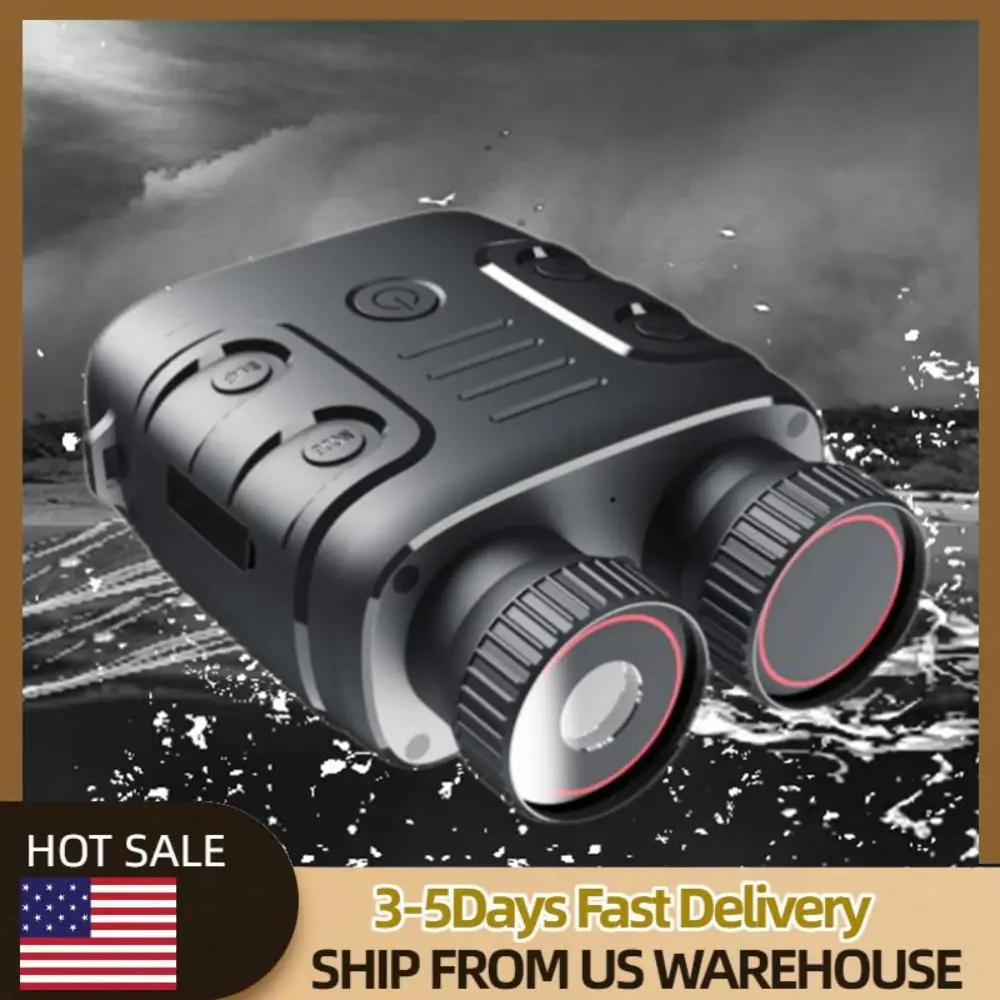 

HD 1080P очки ночного видения инфракрасный цифровой бинокль ночного видения 2,4-дюймовый экран 5-кратный цифровой зум 300 м полный темный просмотр