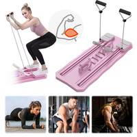 Multifunctional Fitness Board Exercise Machine Non Slip Abdominal Board Foldable Workout Board Push Up Board for Home Gym