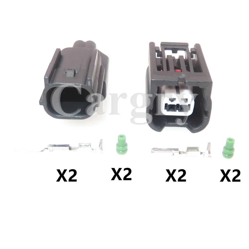 1 Set 2P 7282-2090-30 7283-2090-30 AC Assembly Car Fog Light Wire Harness Socket Automobile Male Plug Female Socket